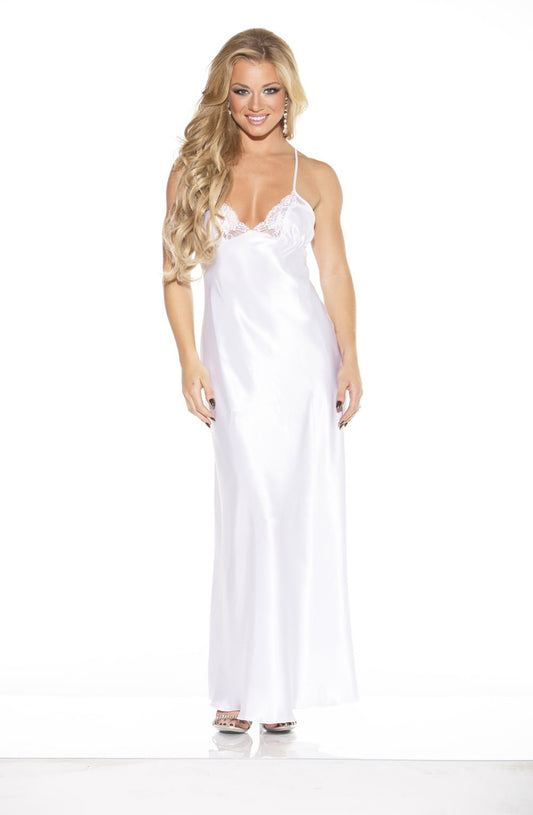 Shirley of Hollywood 20300 White Long Gown - The Rabbit Hole Life