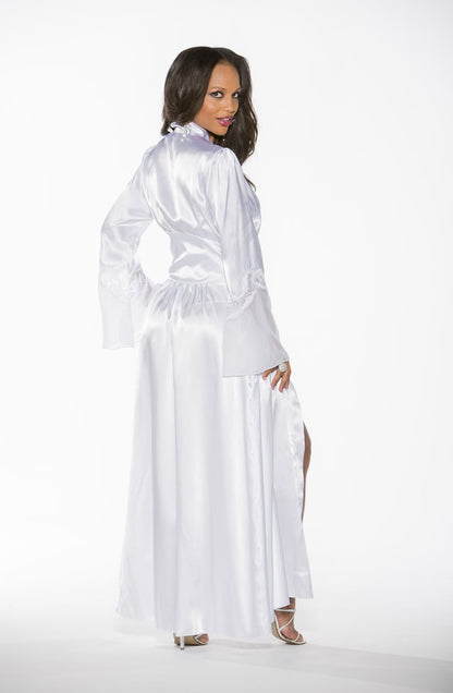 Shirley of Hollywood 20559 Long Robe White - The Rabbit Hole Life