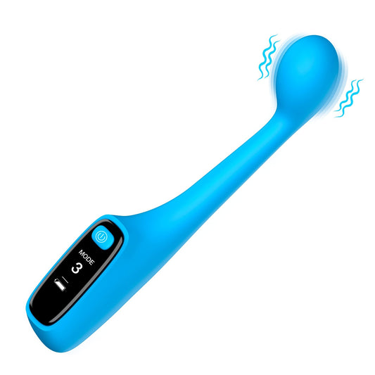 Silicone G-spot Vibrator with Digital Display - gspot-vibrators - The Rabbit Hole Life