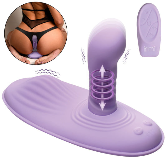 Spin n' Grind Thrusting and Vibrating Silicone Sex Grinder - vibesextoys - The Rabbit Hole Life