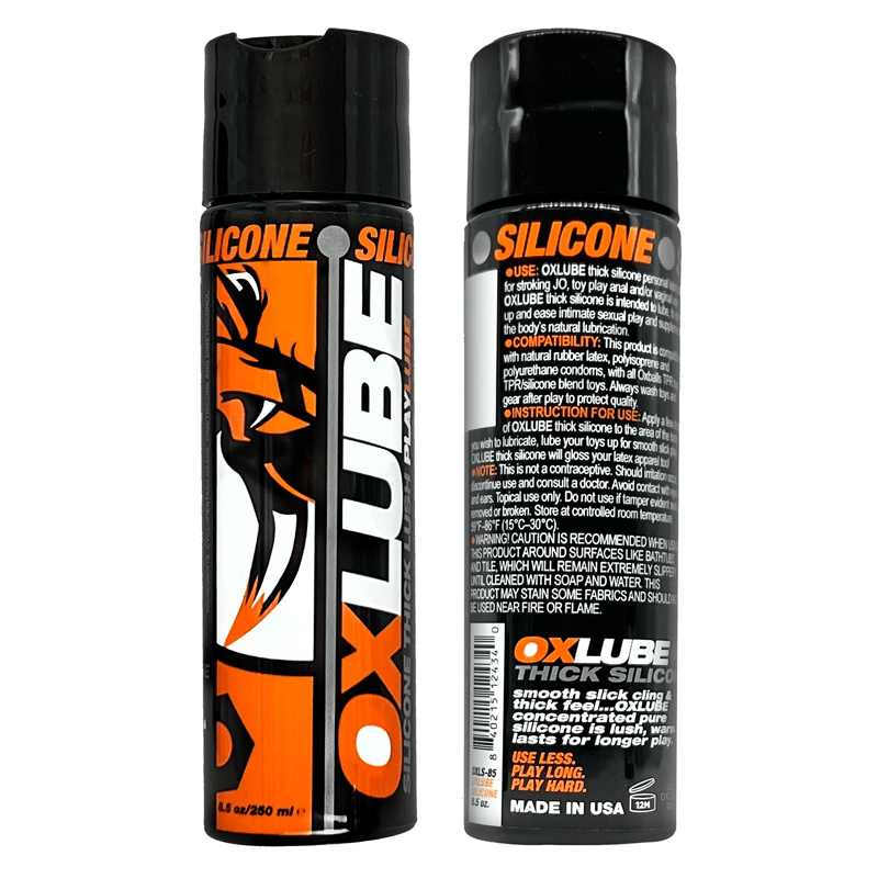 THICK Silicone, OXLube, 8.5 oz - For Him - The Rabbit Hole Life