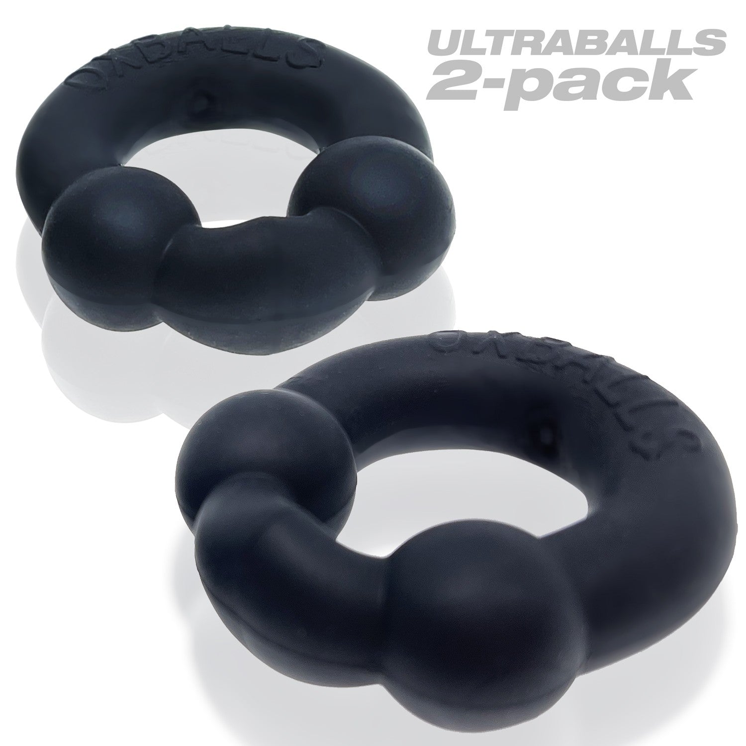 ULTRABALLS, 2-pack cockring - PLUS+SILICONE special edition - NIGHT - For Him - The Rabbit Hole Life