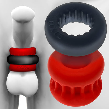 ULTRACORE Core ballstretcher w/ Axis ring RED ICE - For Him - The Rabbit Hole Life