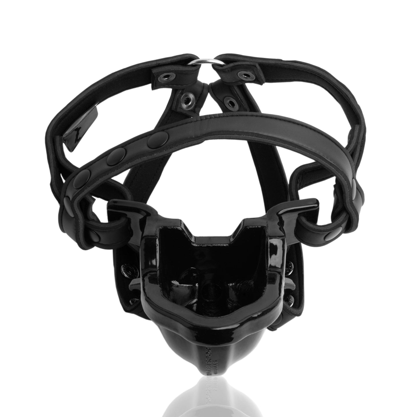 WATERSPORT strap-on gag BLACK - BDSM - The Rabbit Hole Life