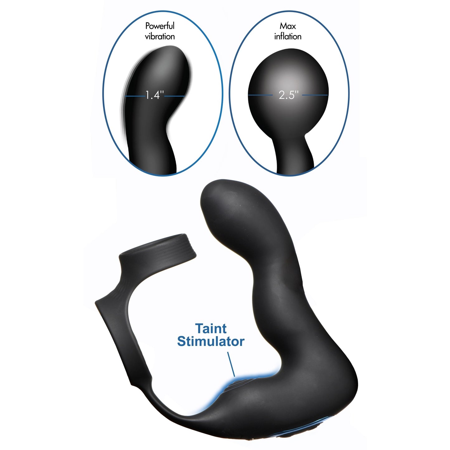 Vibrating Prostate Plug - Cock and Ball Ring - The Rabbit Hole Life