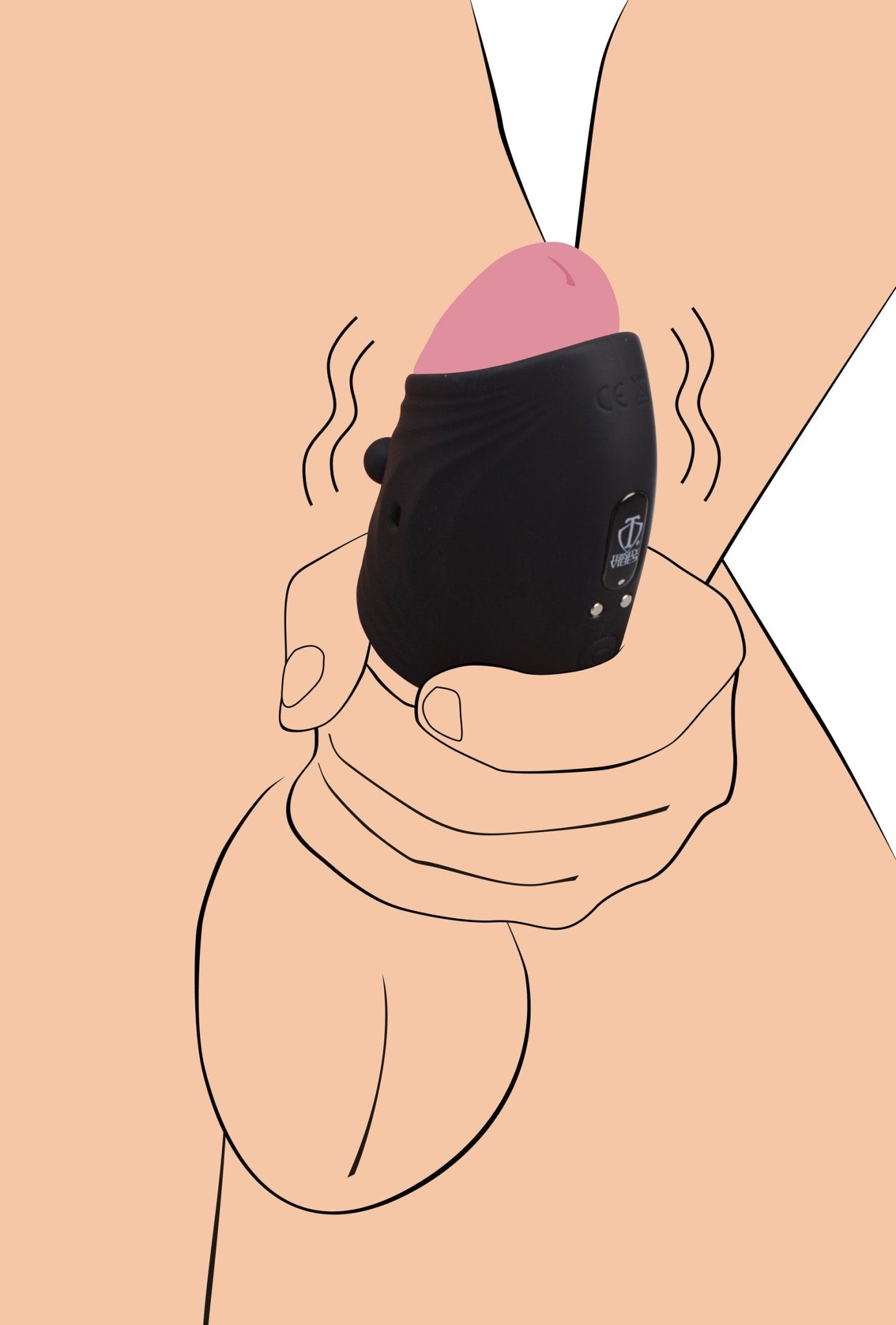 Vibrating Penis Sleeve - Silicone Penis Sleeve - The Rabbit Hole Life