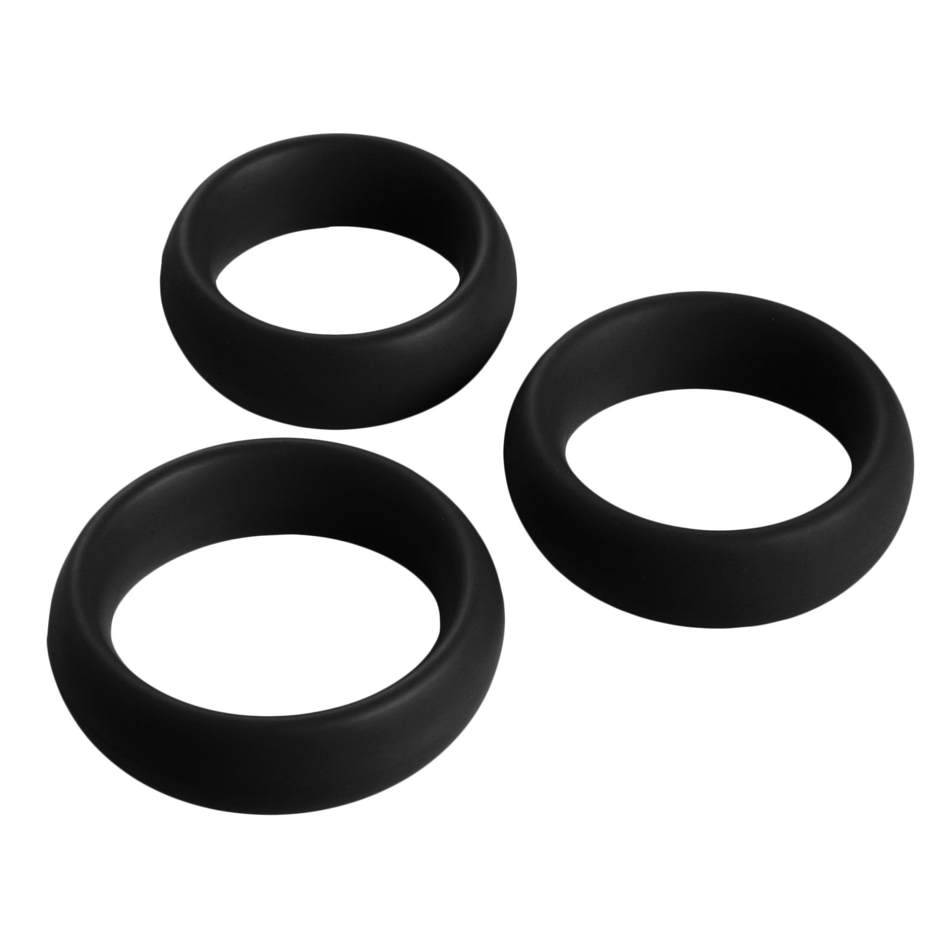 3 Piece Silicone Cock Ring Set - cockrings - The Rabbit Hole Life