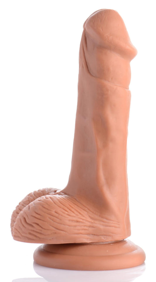 5 Inch Realistic Suction Cup Dildo- Tan - realistic-dildos - The Rabbit Hole Life