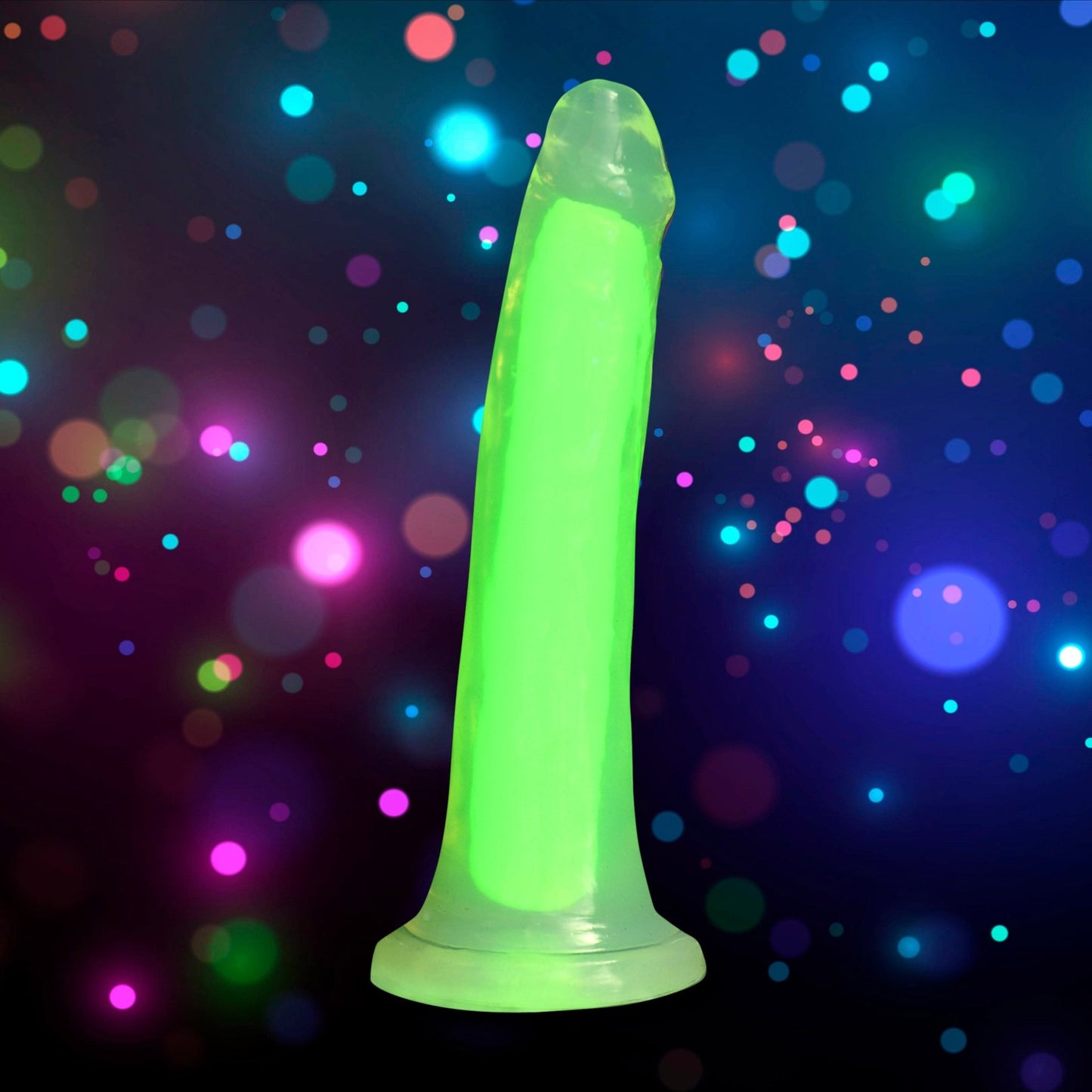 7 Inch Glow-in-the-Dark Silicone Dildo - Dildos - The Rabbit Hole Life