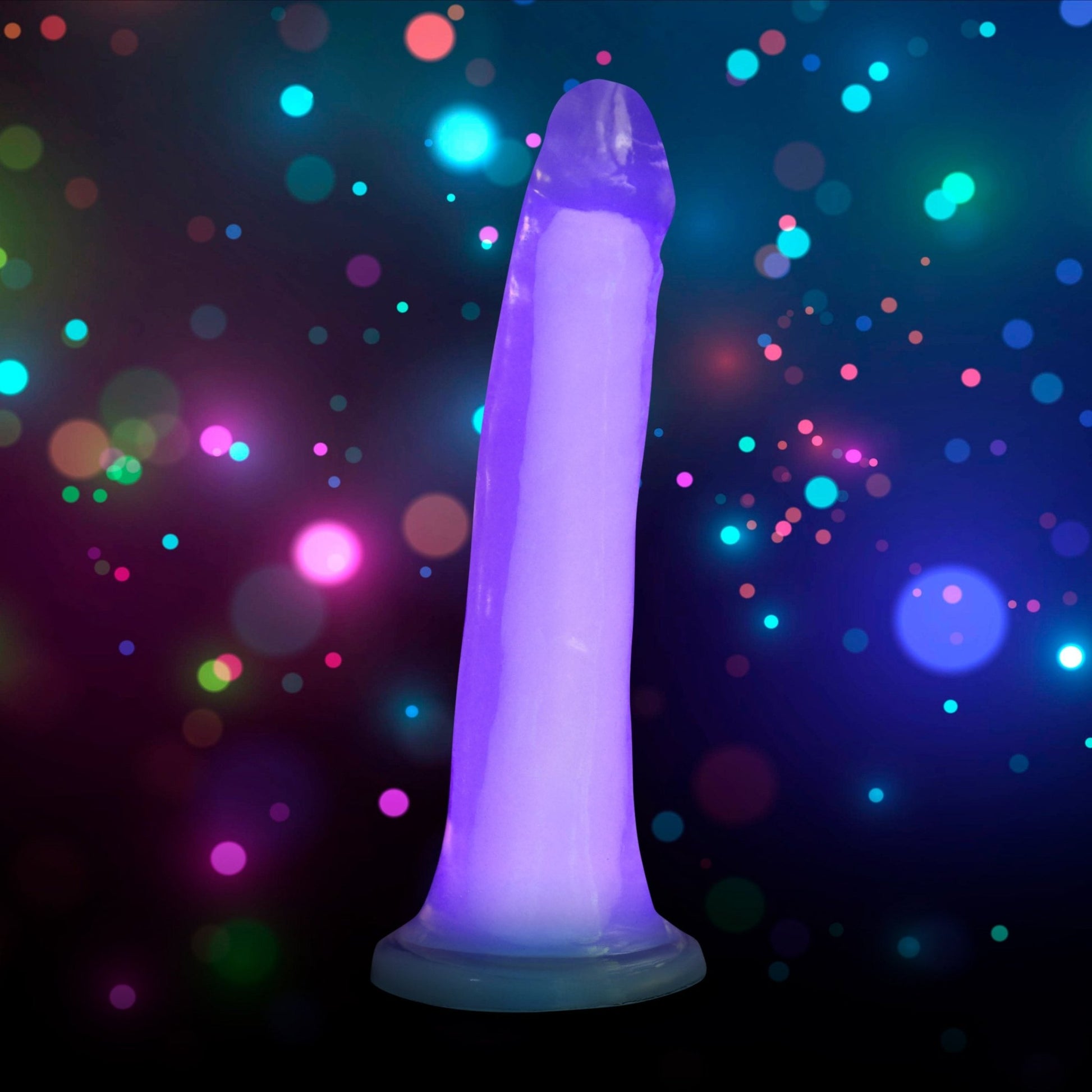 7 Inch Glow-in-the-Dark Silicone Dildo - Dildos - The Rabbit Hole Life