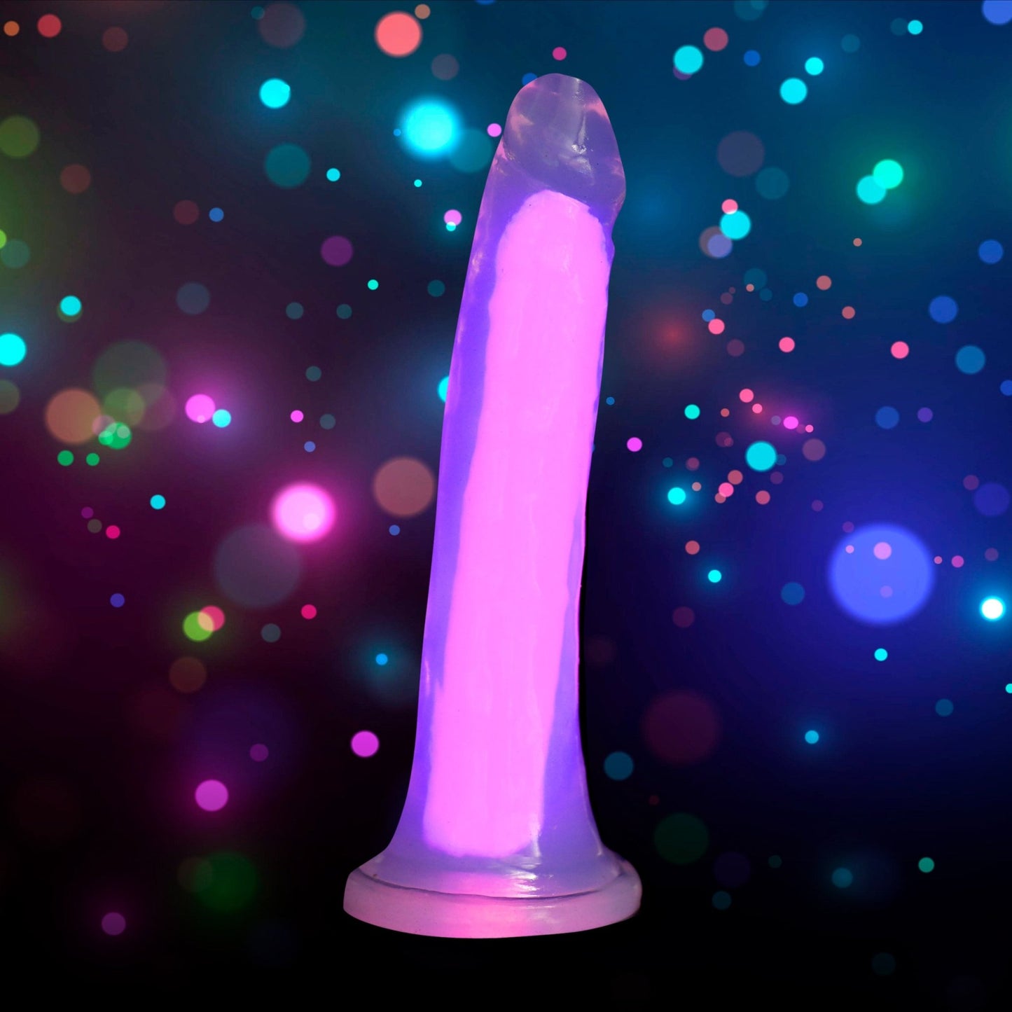 7 Inch Glow-in-the-Dark Silicone Dildo - Dildos - The Rabbit Hole Life