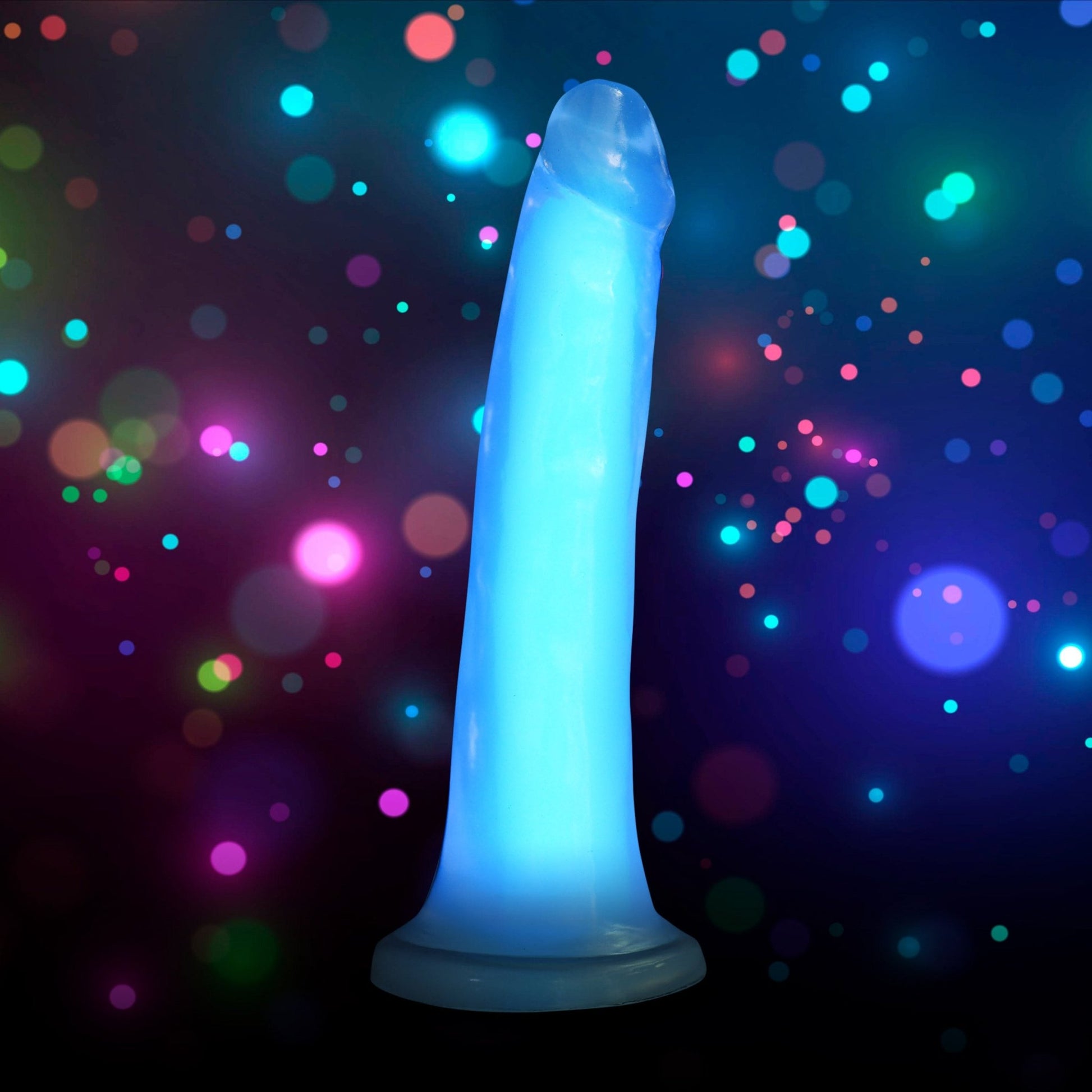 7 Inch Glow-in-the-Dark Silicone Dildo - Dildos - The Rabbit Hole Life