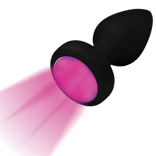 7X Light Up Rechargeable Anal Plug - Small - butt-plugs - The Rabbit Hole Life