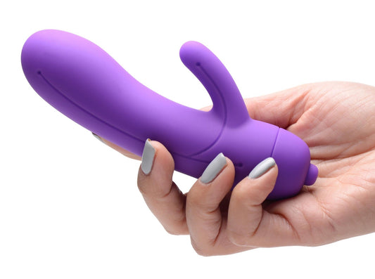 7X Lil Smoothie Mini Silicone Rabbit Vibe - Violet - vibesextoys - The Rabbit Hole Life
