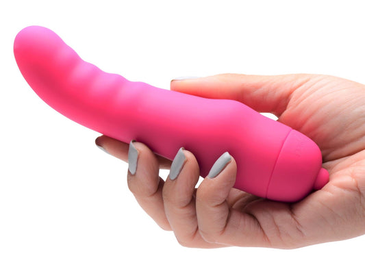 7X Lil Wavy Mini Silicone G-Spot Vibe - Magenta - vibesextoys - The Rabbit Hole Life
