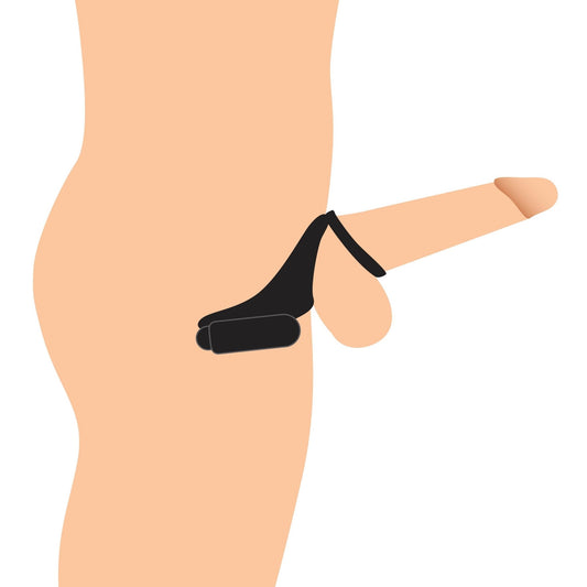 7X Silicone C-Ring with Vibrating Taint Stimulator - cockrings - The Rabbit Hole Life