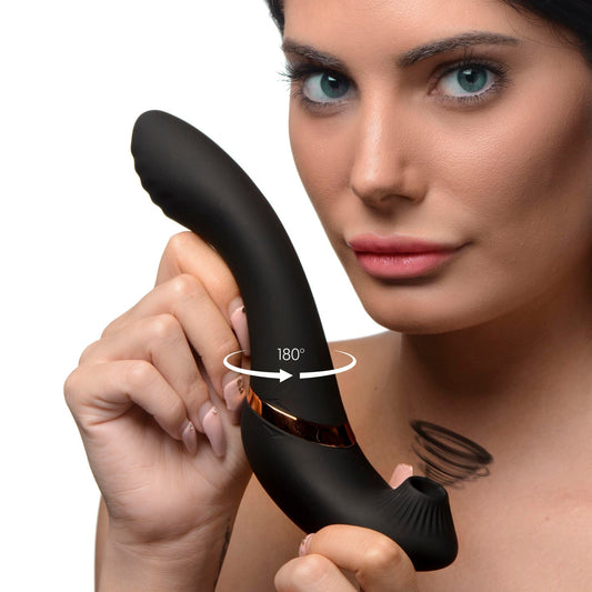 7X Swivel Sucker 180 Rotating Silicone Suction Vibrator - vibesextoys - The Rabbit Hole Life
