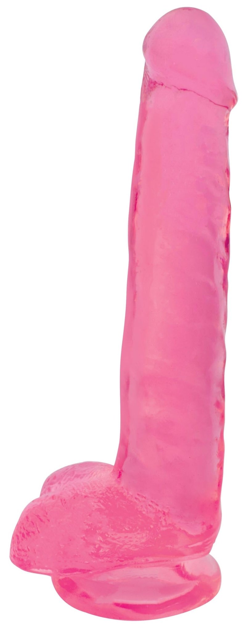 8 Inch Slim Stick with Balls Cherry Ice Dildo - Dildos - The Rabbit Hole Life