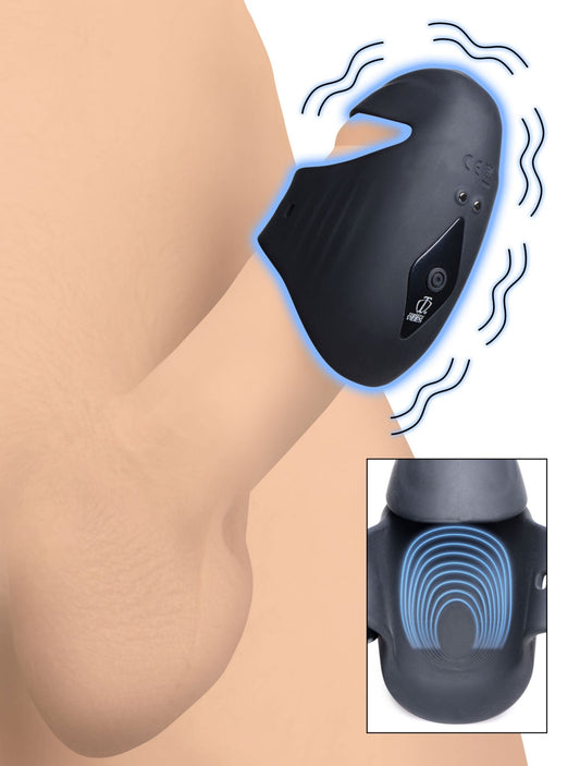 8X Vibrating Silicone Penis Head Stimulator - vibrating-masturbators - The Rabbit Hole Life