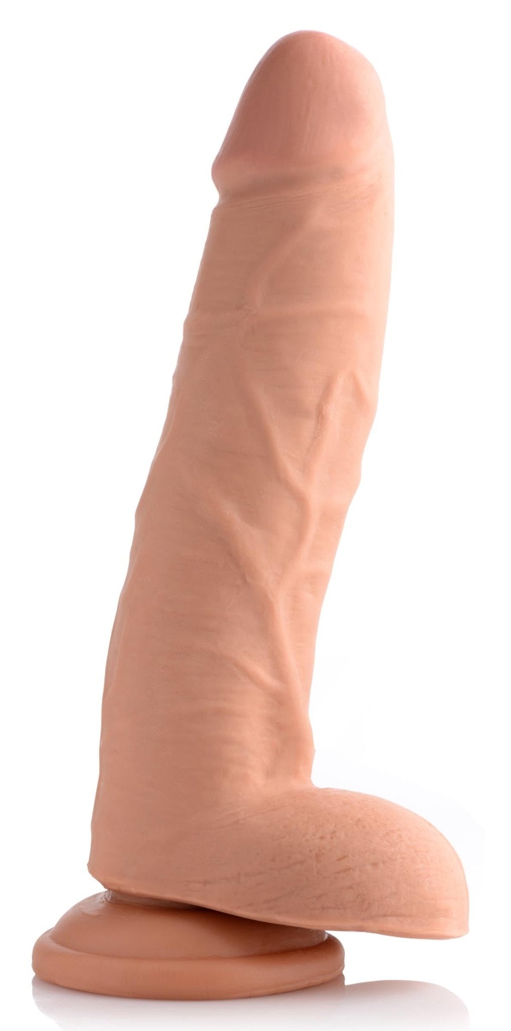 9 Inch Ultra Real Dual Layer Suction Cup Dildo- Medium Skin Tone - realistic-dildos - The Rabbit Hole Life