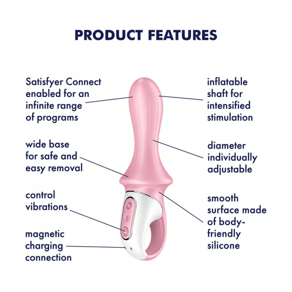 Air Pump Booty 5+ Red - Anal Toys - The Rabbit Hole Life