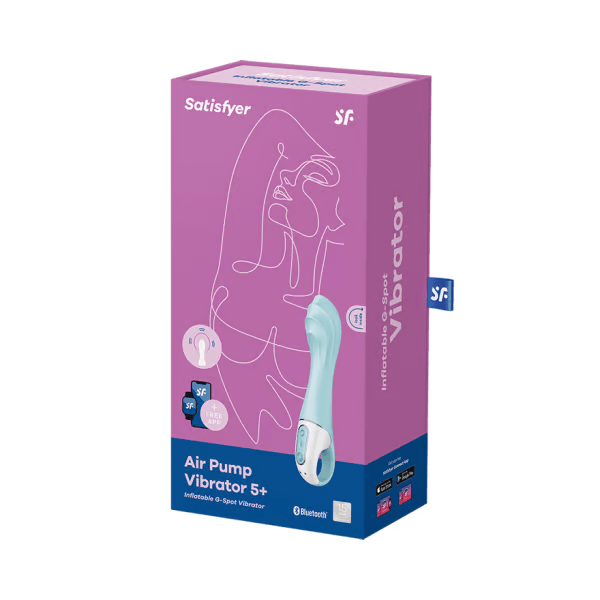 Air Pump Vibrator 5+ Blue - Other - The Rabbit Hole Life