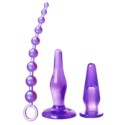 Amethyst Adventure 3 Piece Anal Toy Kit - Butt - The Rabbit Hole Life