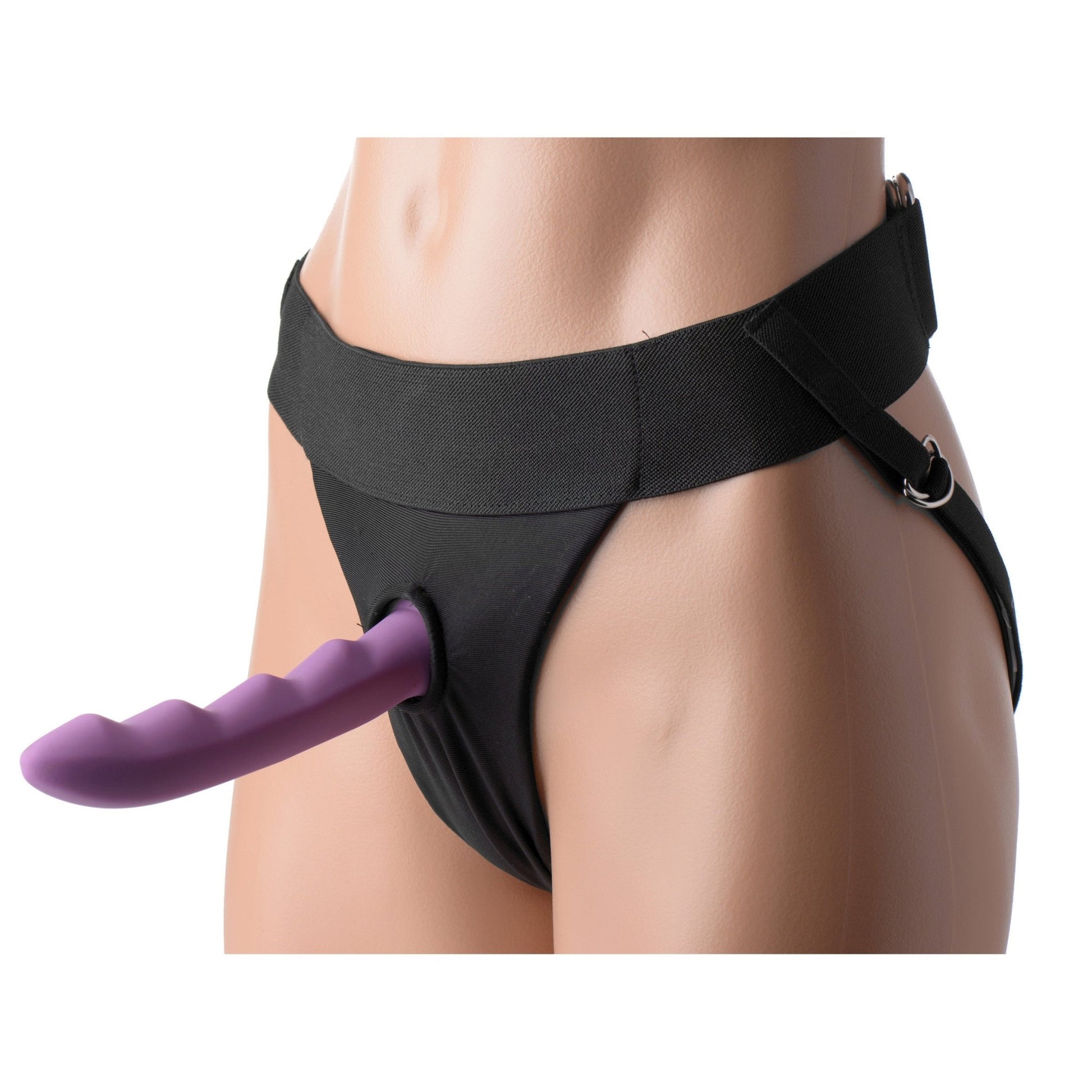 Avalon Jock Style Strap On Harness with Dildo - DildoHarness - The Rabbit Hole Life