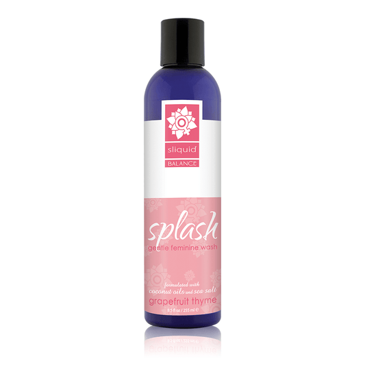 Balance Splash Feminine Wash Grapefruit Thyme 8.5 oz/255 ml - Lubes - The Rabbit Hole Life