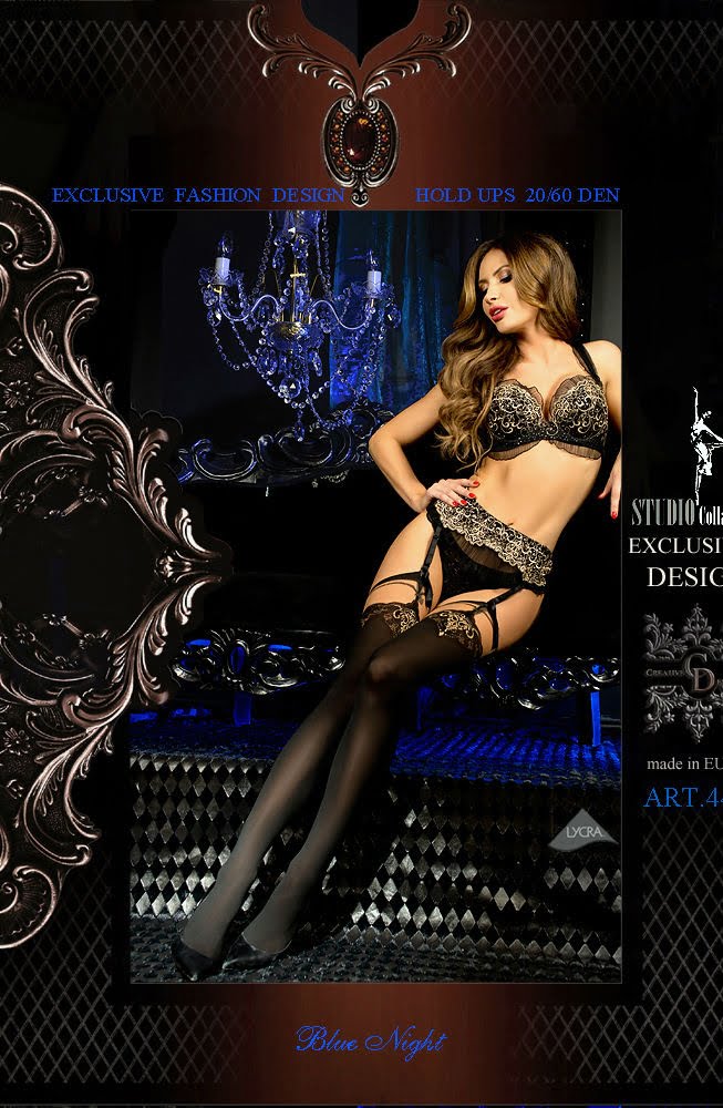 Ballerina 448 Hold Ups Black/Skin - The Rabbit Hole Life
