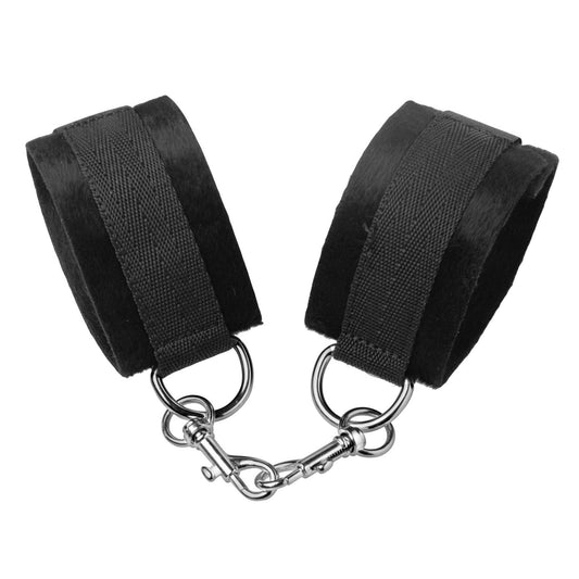 Beginner Fleece Cuff Set with Swivel Snap Hooks - ankle-and-wrist-cuffs - The Rabbit Hole Life
