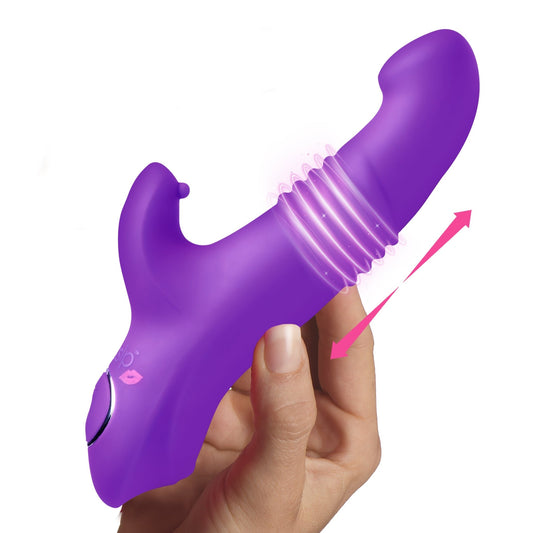 Blaster 7X Thrusting Silicone Rabbit Vibrator - vibrating-sex-toys-and-dildos - The Rabbit Hole Life