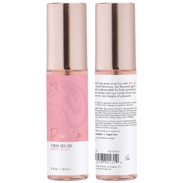 BLOW ME Oral Sex Gel - Berry Burst 2oz | 60 mL - Lubes - The Rabbit Hole Life