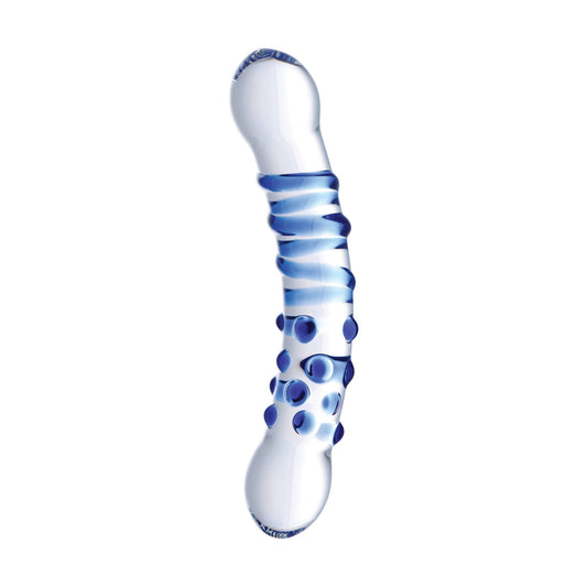 Blu Dual Ended Glass Dildo - glass - The Rabbit Hole Life
