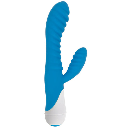Celia 20x Ribbed Silicone Rabbit Vibe- - Rabbits - The Rabbit Hole Life