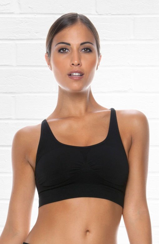 Control Body 110705 Sports Bra Nero - The Rabbit Hole Life