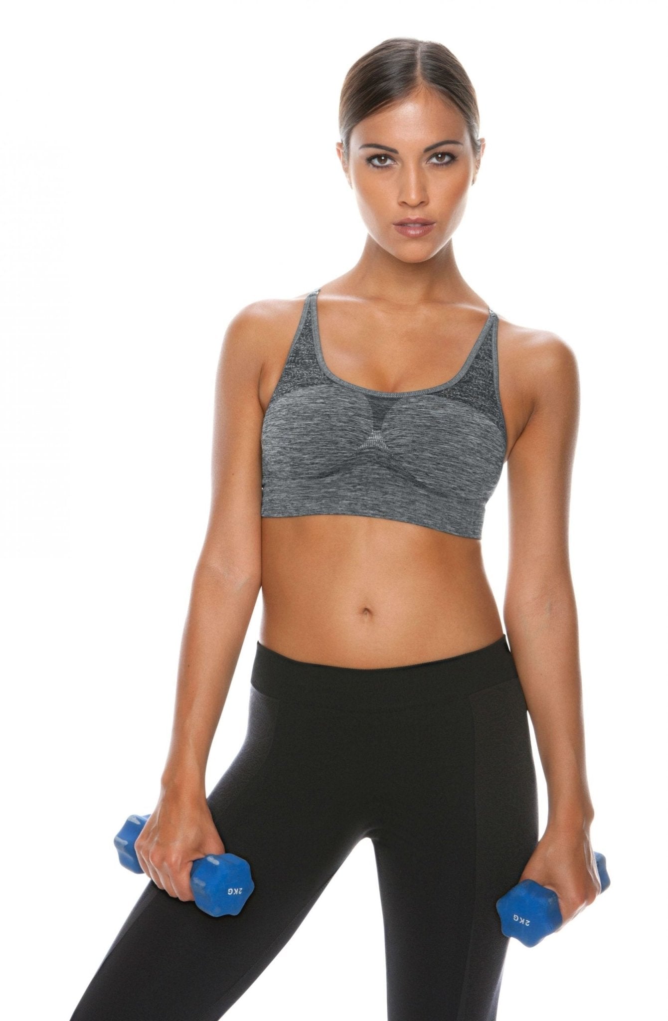 Control Body 110706 Sports Bra Melange/Grey - The Rabbit Hole Life