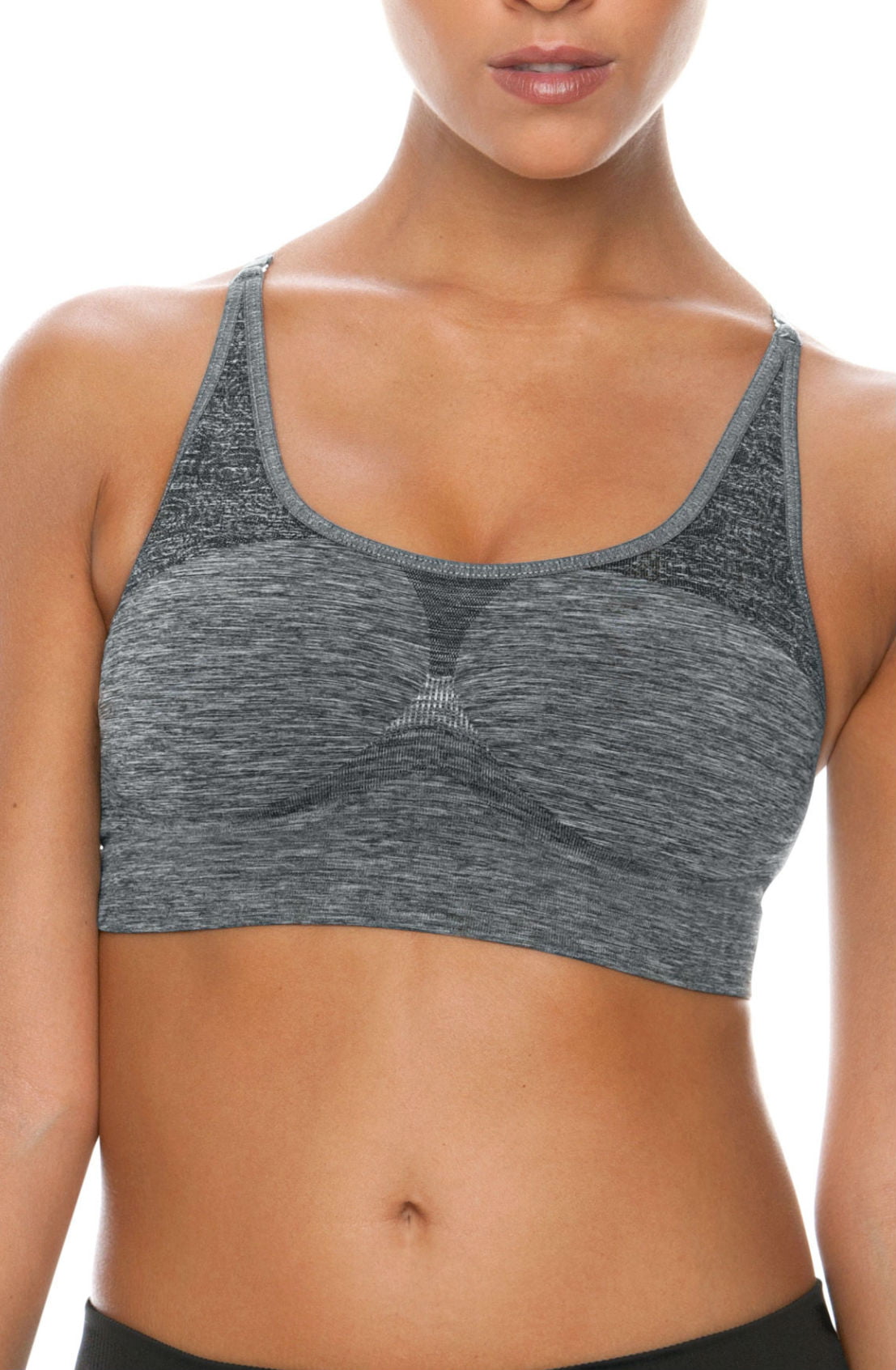 Control Body 110706 Sports Bra Melange/Grey - The Rabbit Hole Life