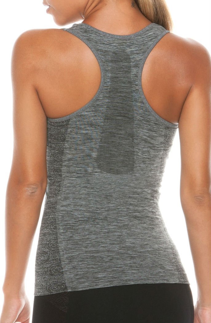 Control Body 212185 Sporty Tank Top With Bra Melange/Grey - The Rabbit Hole Life