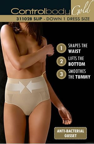 Control Body 311028 Shaping Brief Bianco - The Rabbit Hole Life