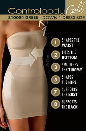 Control Body 810054 Strapless Shaping Dress Skin - The Rabbit Hole Life