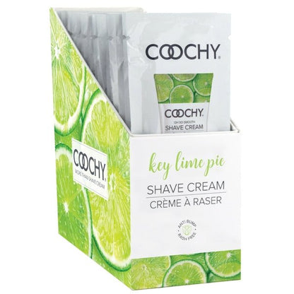 COOCHY Oh So Smooth Shave Cream Key Lime Pie 24pc - FOIL - Lubes - The Rabbit Hole Life