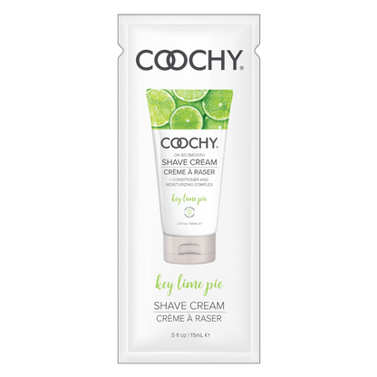 COOCHY Oh So Smooth Shave Cream Key Lime Pie .5oz | 15mL - Lubes - The Rabbit Hole Life