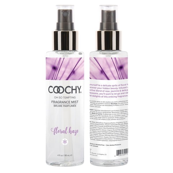 COOCHY Oh So Tempting Fragrance Mist Floral Haze 4oz | 118mL - Lubes - The Rabbit Hole Life