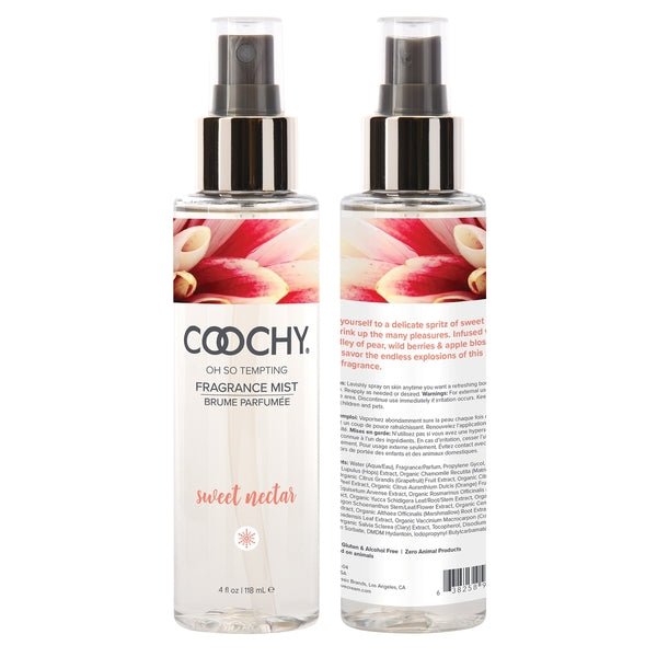 COOCHY Oh So Tempting Fragrance Mist Sweet Nectar 4oz | 118mL - Lubes - The Rabbit Hole Life