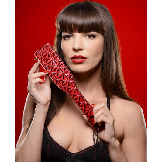 Crimson Tied Steel Enforced Spanking Paddle - paddles - The Rabbit Hole Life