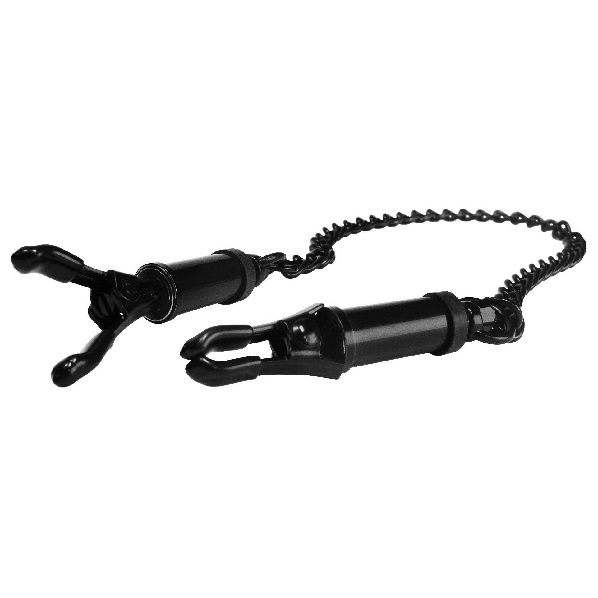 Deluxe Adjustable Nipple Clamps - LeatherR - The Rabbit Hole Life