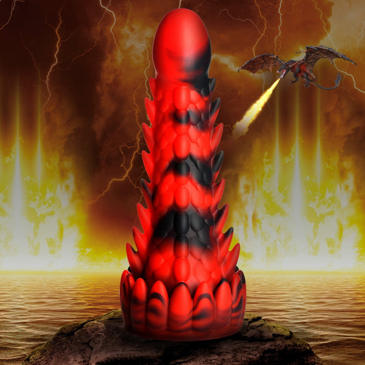 Demon Rising Scaly Dragon Silicone Dildo - silicone-toys - The Rabbit Hole Life