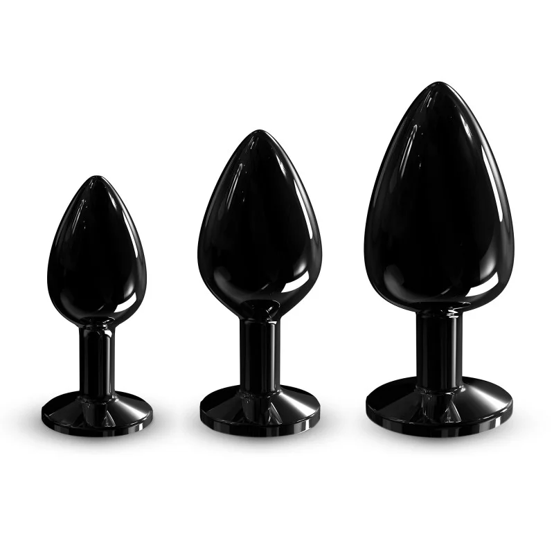 DIAMOND PLUG BLACK M - Anal Toys - The Rabbit Hole Life