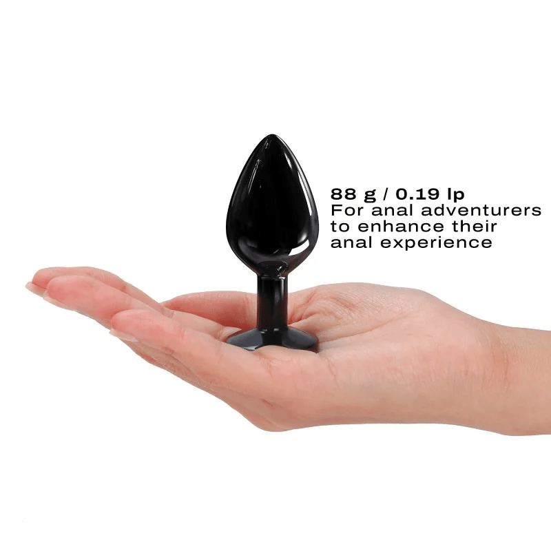 DIAMOND PLUG BLACK M - Anal Toys - The Rabbit Hole Life